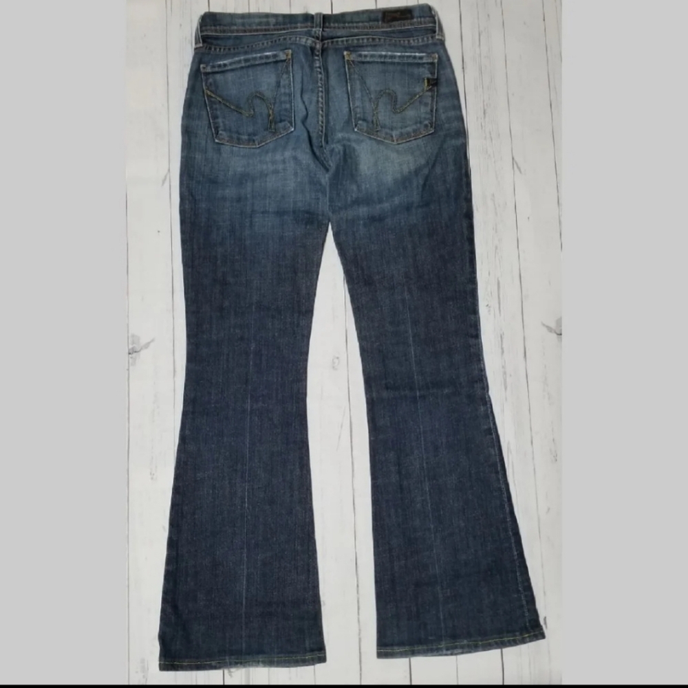 CITIZENS OF HUMANITY Low Waisted Flaired Jeans - Picture 4 of 8